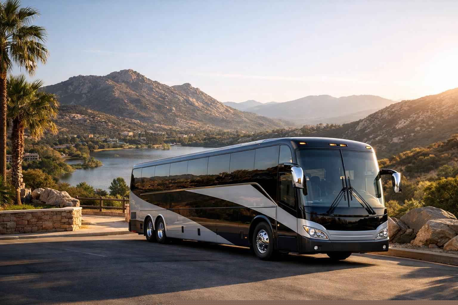 Charter Bus Rental In Poway California Poway California Charter Bus Rental