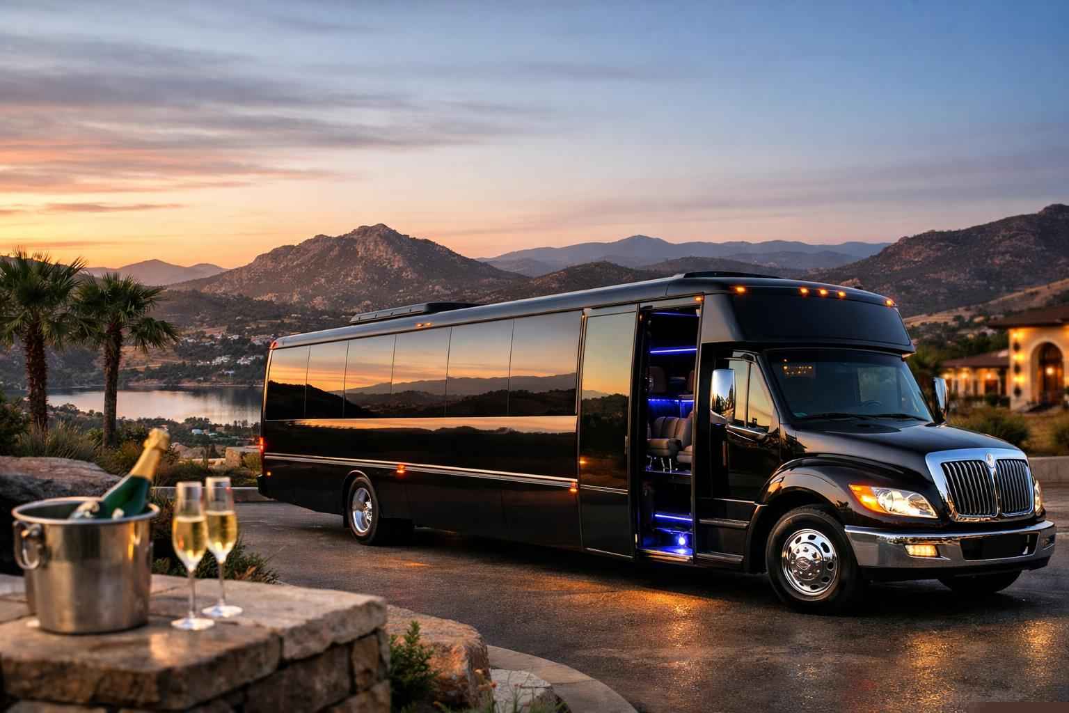 Poway California Limo Bus Rental