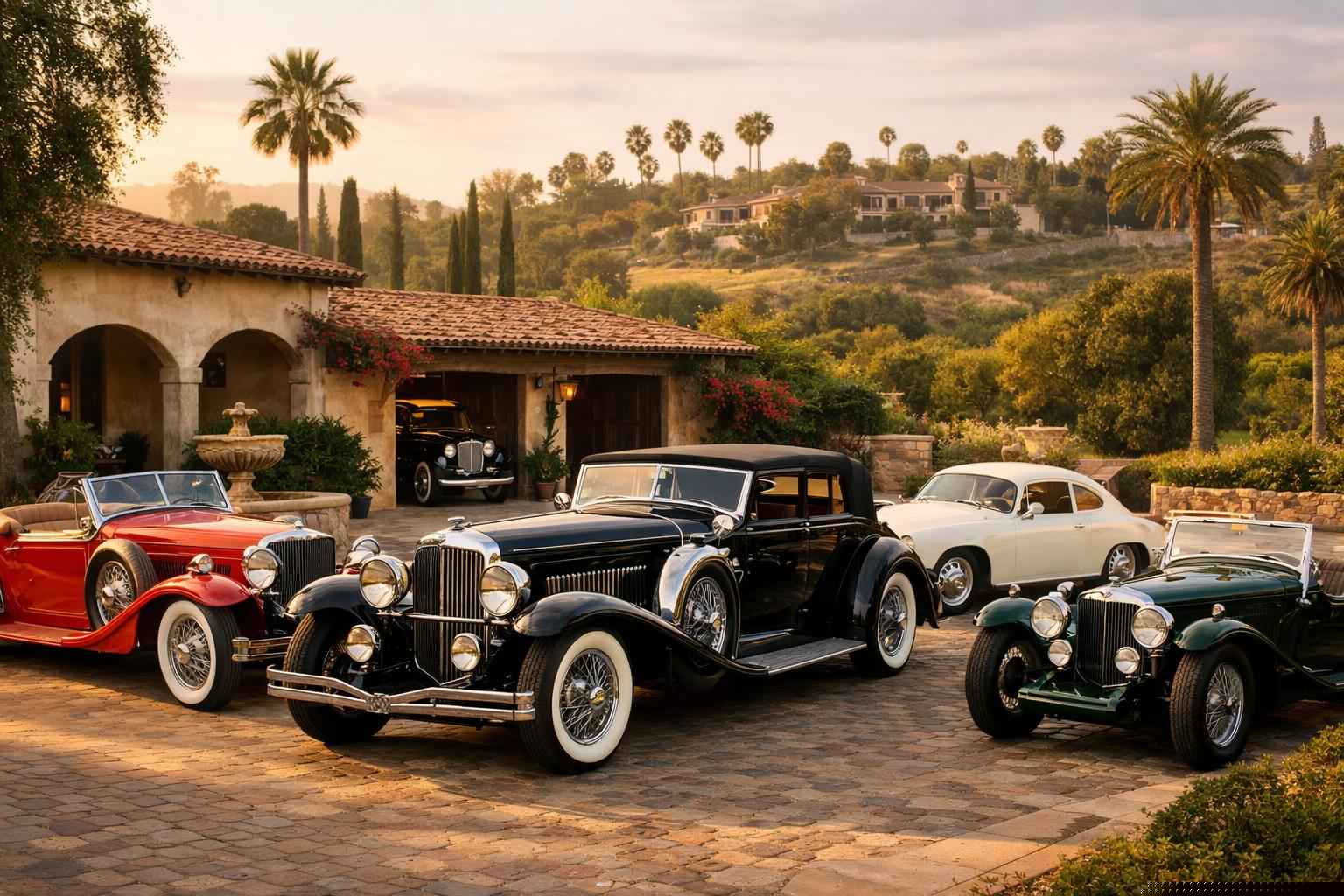 Rancho Santa Fe California Antique Vehicles