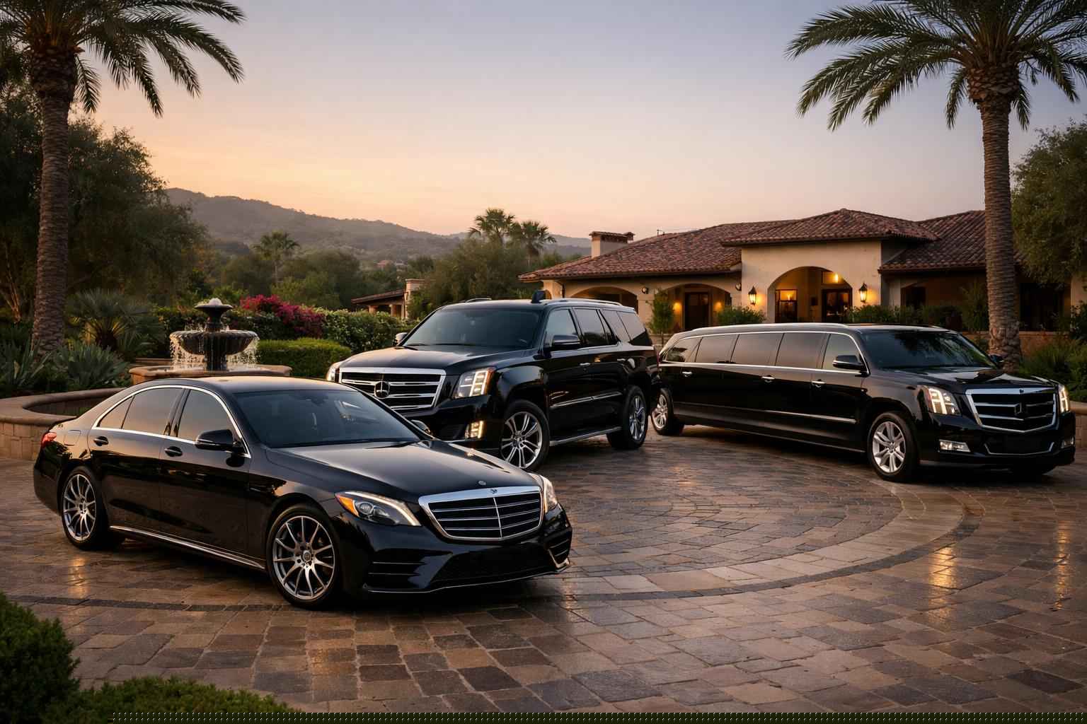 Rancho Santa Fe California Black Cars