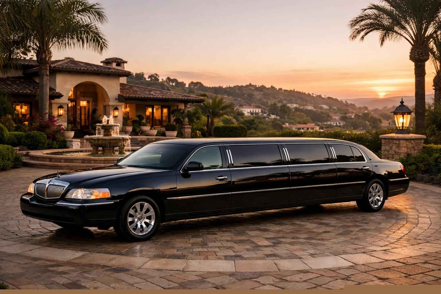 Rancho Santa Fe California Black Limo Service