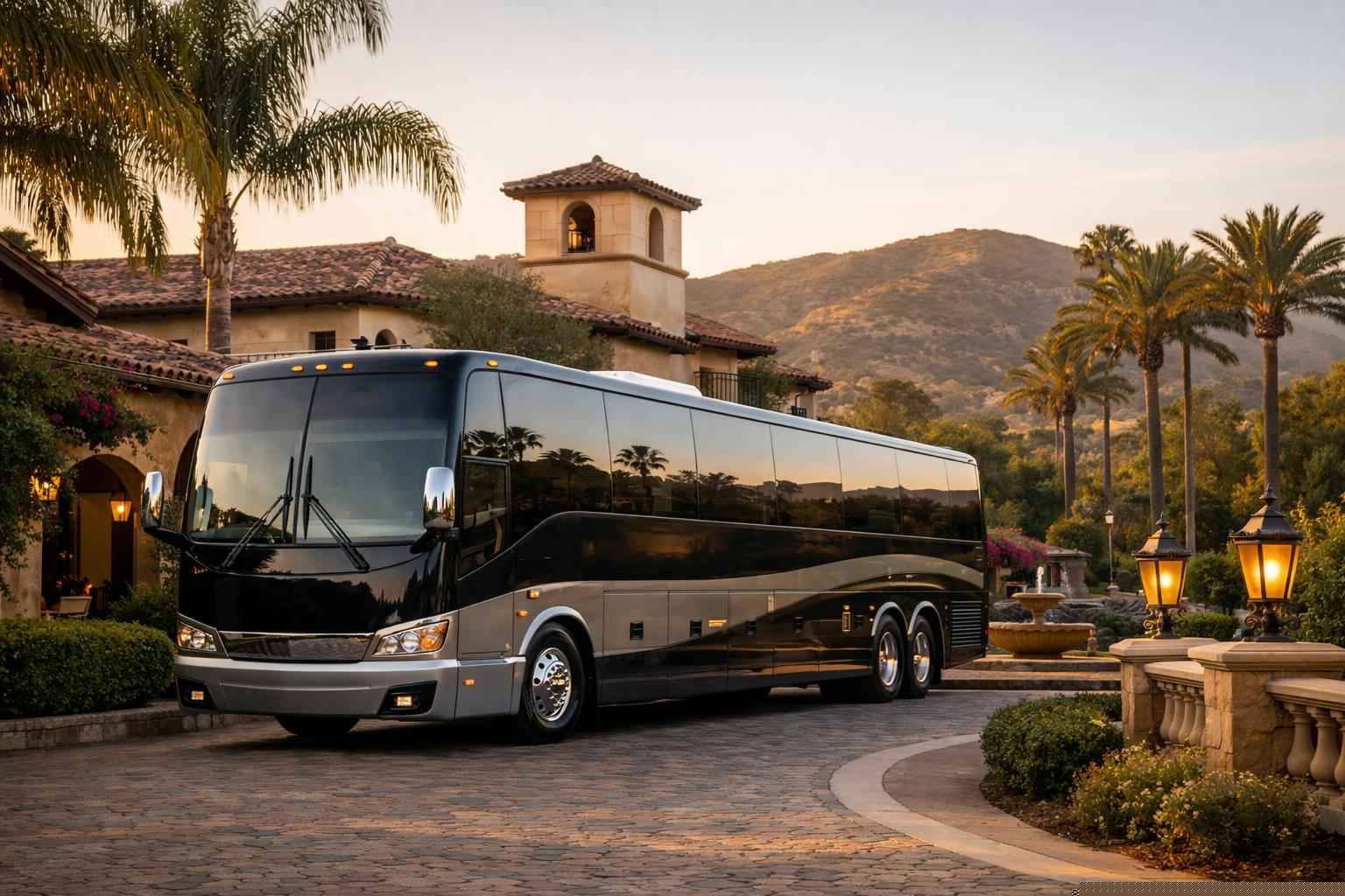 Charter Bus Rental In Rancho Santa Fe California Rancho Santa Fe California Charter Buses