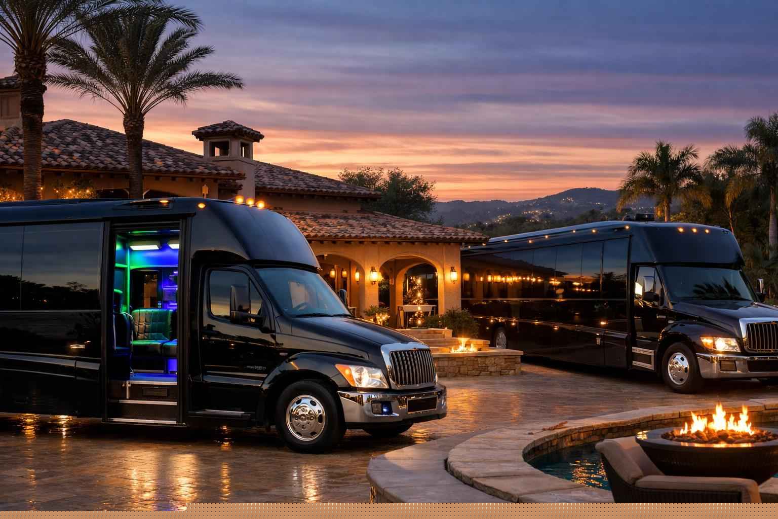 Party Bus Rental In Rancho Santa Fe California Rancho Santa Fe California Party Buses