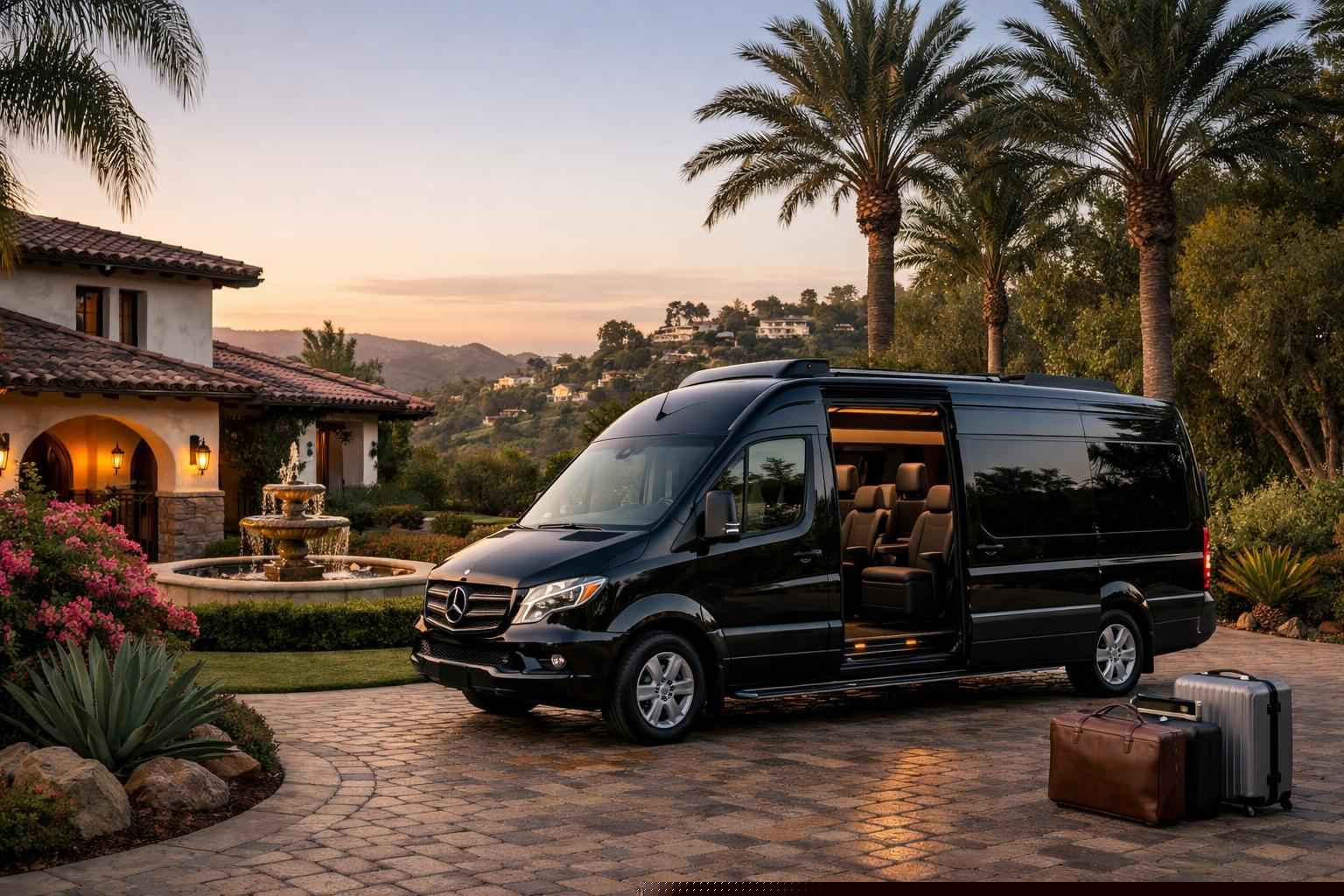 Sprinter Van Rental With Driver In Rancho Santa Fe California Rancho Santa Fe California Sprinter Van Service
