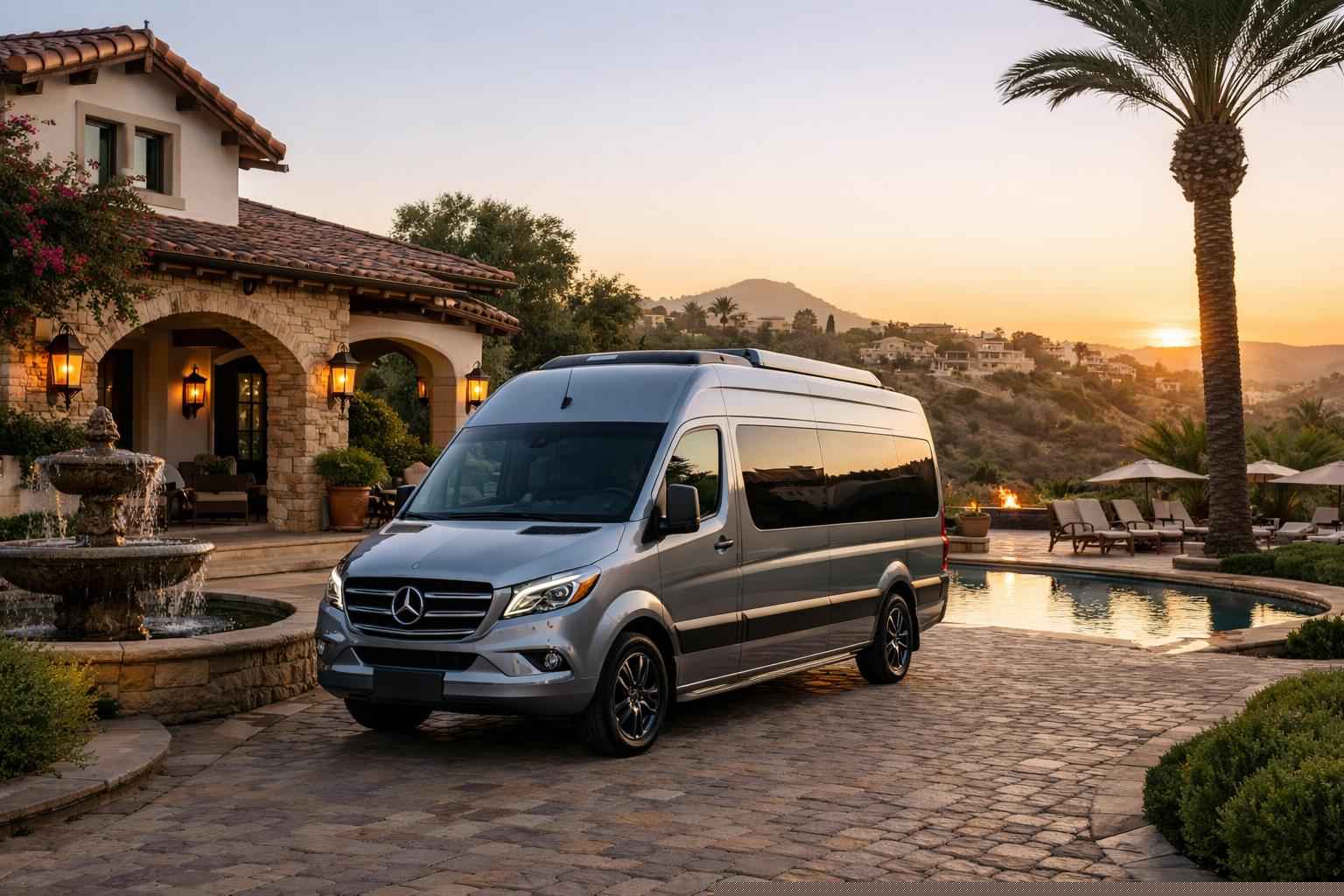 Sprinter Van Rental With Driver In Rancho Santa Fe California Rancho Santa Fe California Sprinter Vans