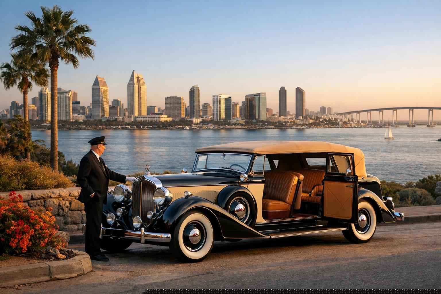 San Diego California Antique Vehicle Rental With Driver