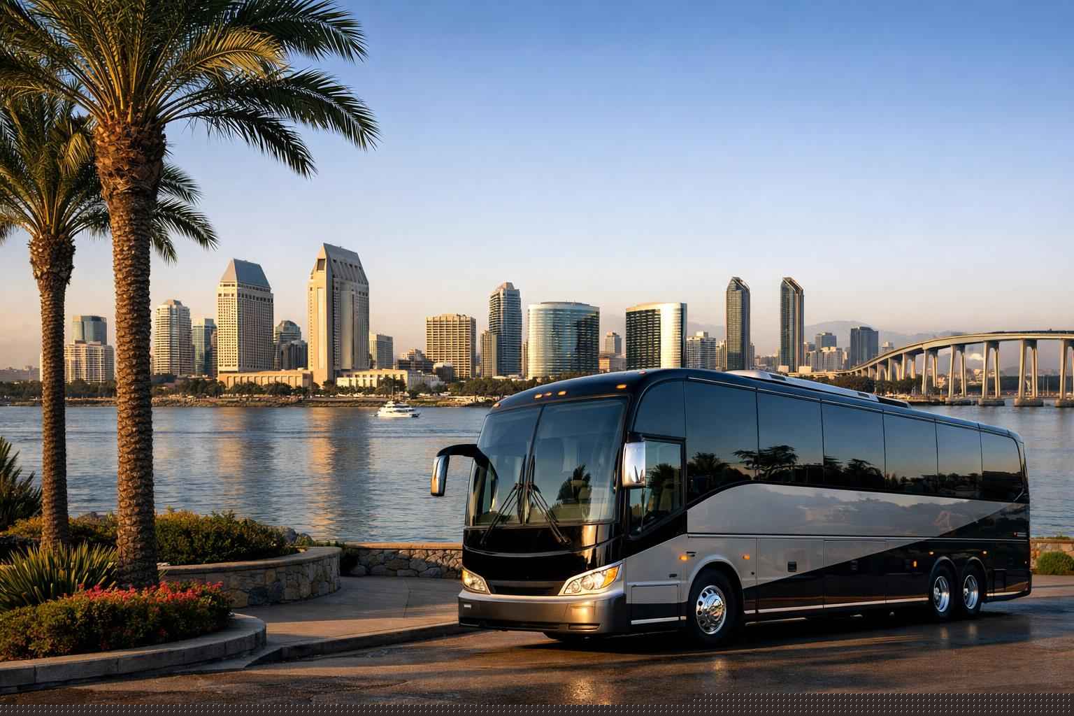 San Diego California Charter Bus Rental