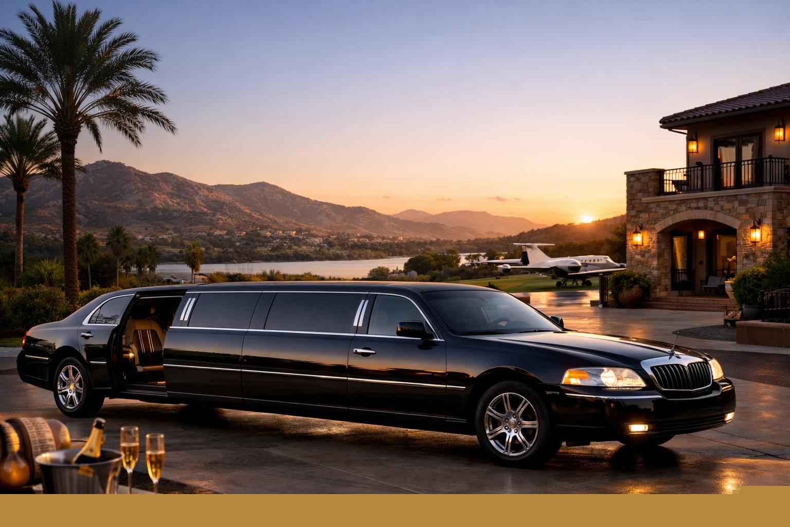 Santee California Black Limo Rental
