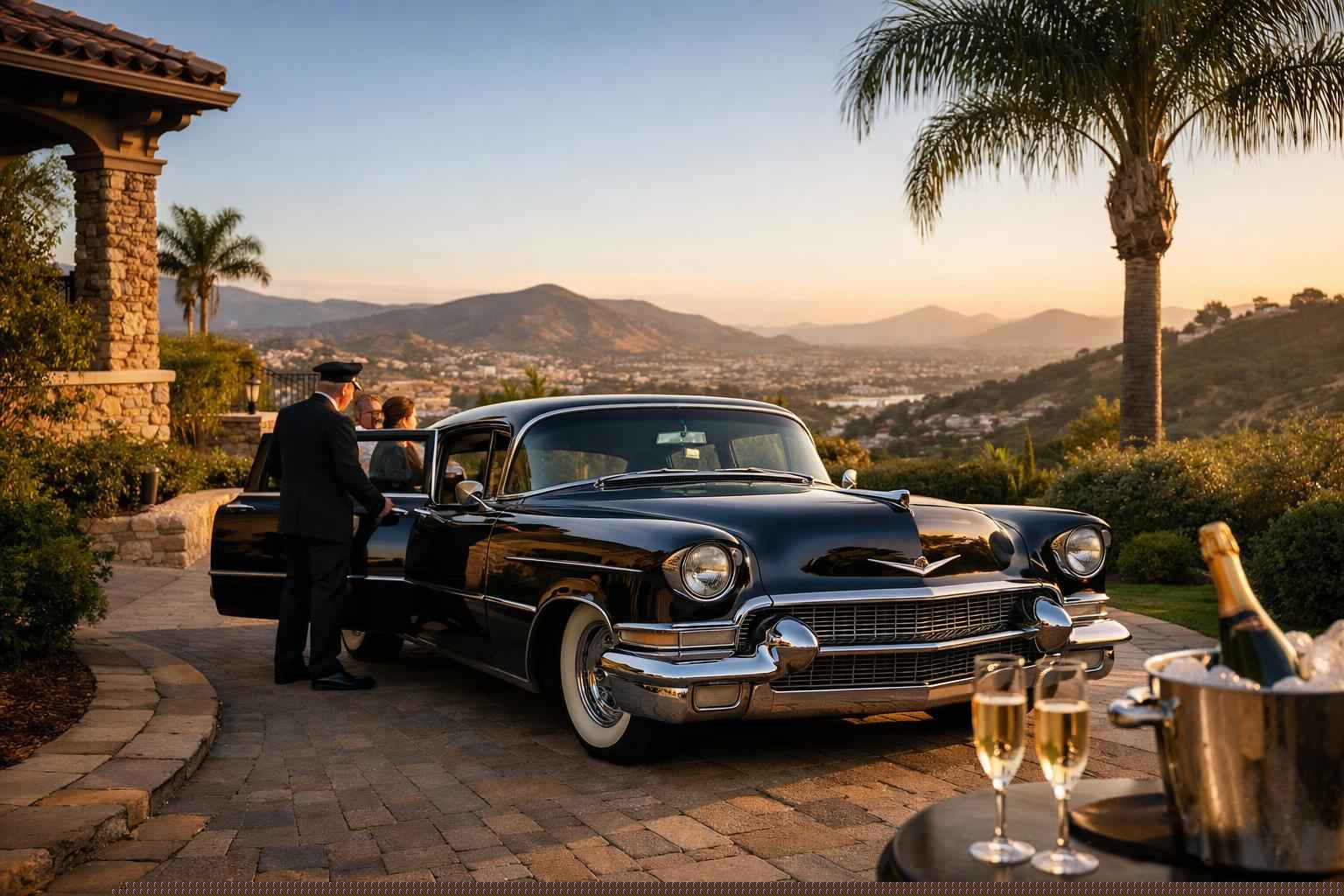 Santee California Classic Car Chauffeur Service