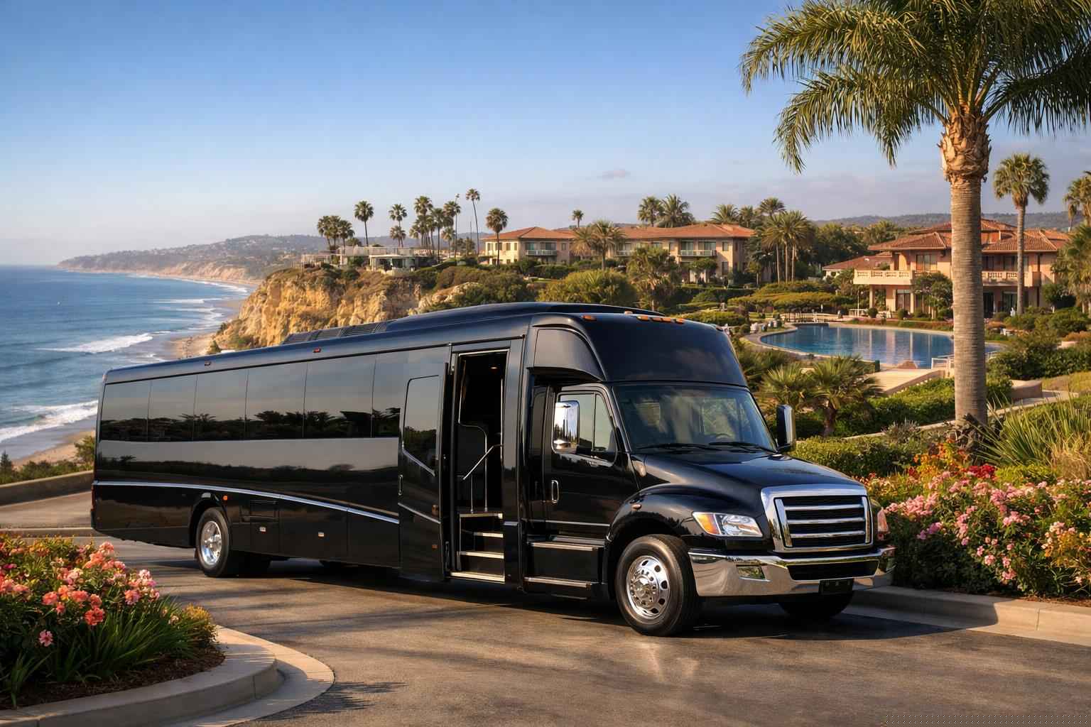 Shuttle Bus Rental Services In Del Mar California