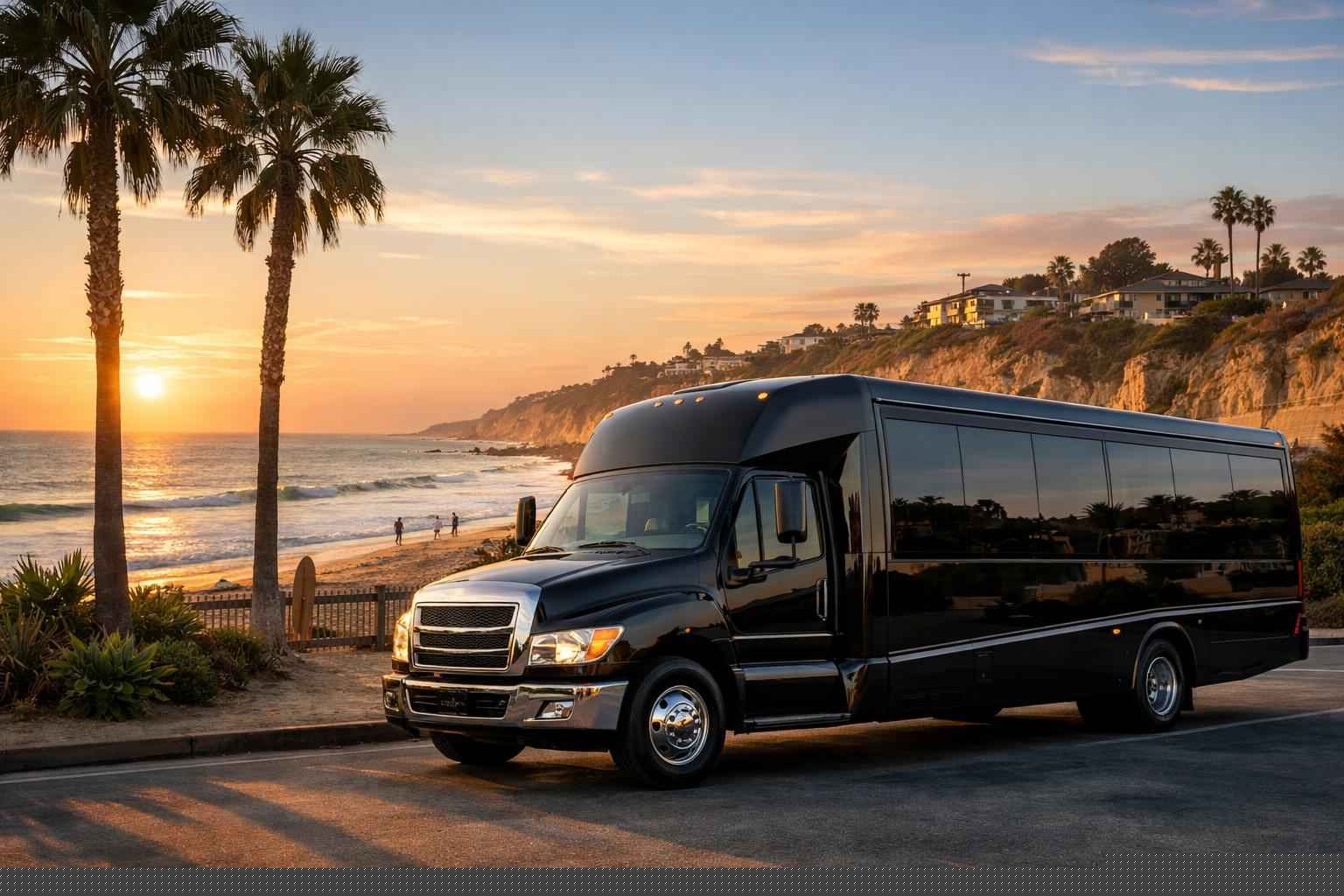 Shuttle Bus Rental Services In Solana Beach California