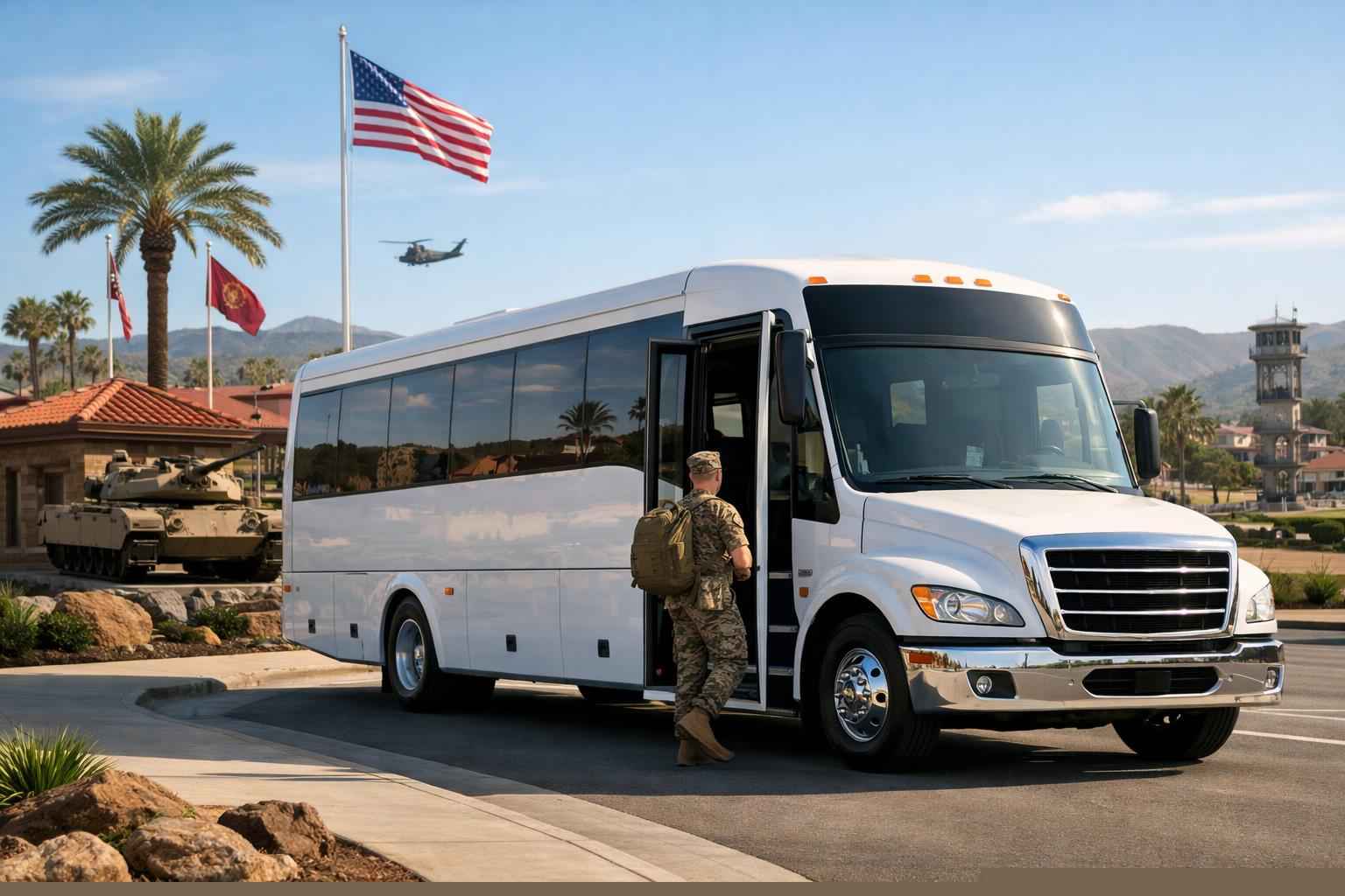 Shuttle Bus Service Camp Pendleton Mainside Ca
