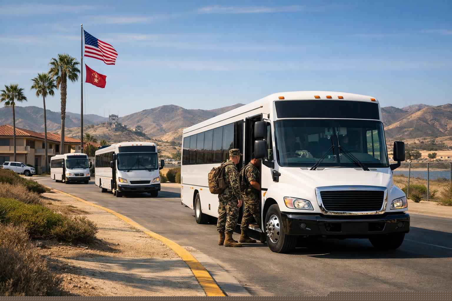 Shuttle Buses In Camp Pendleton South California
