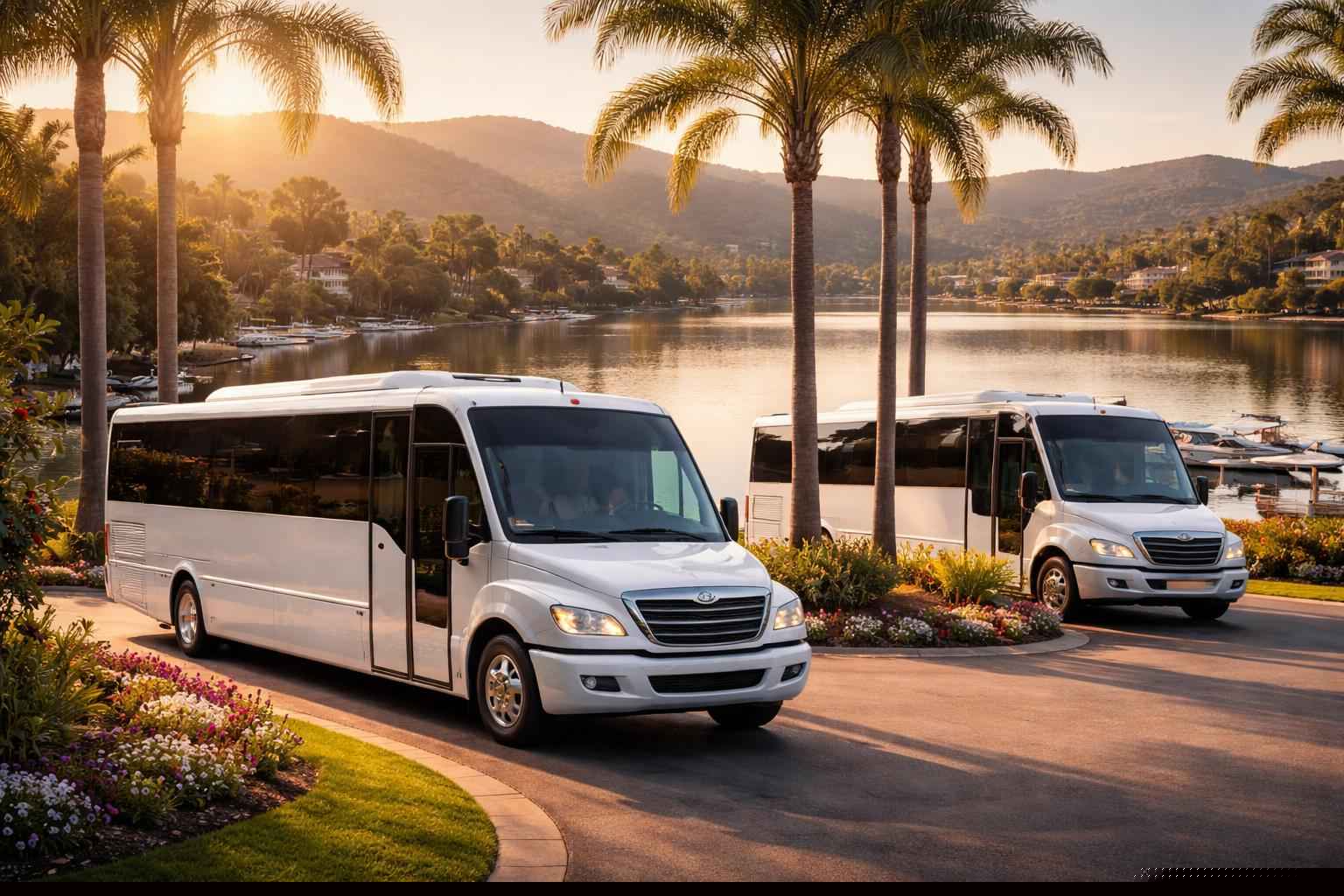 Shuttle Buses In Lake San Marcos California
