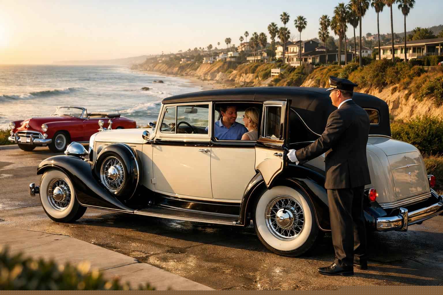 Antique Vehicle Rental With Driver In Solana Beach California Solana Beach California Antique Vehicle Rental With Driver