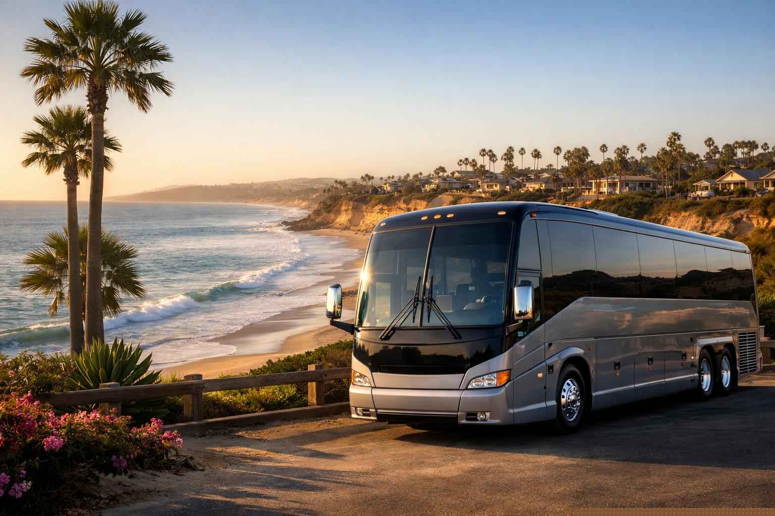 Solana Beach California Charter Bus Rental
