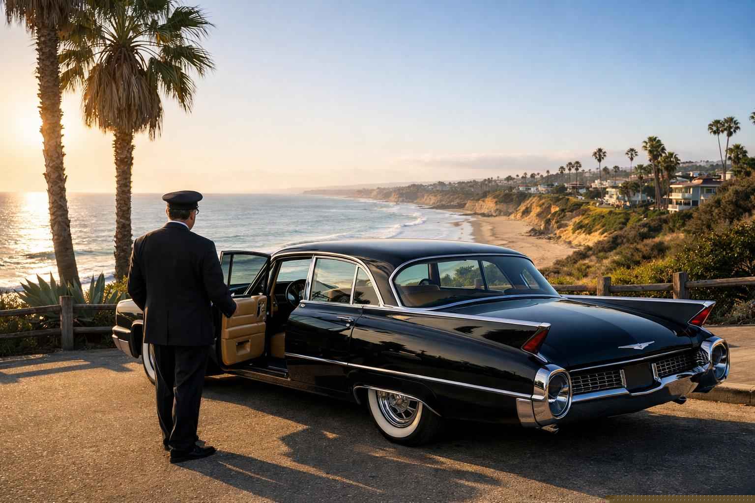 Classic Car Chauffeur Service In Solana Beach California Solana Beach California Classic Car Chauffeur Service