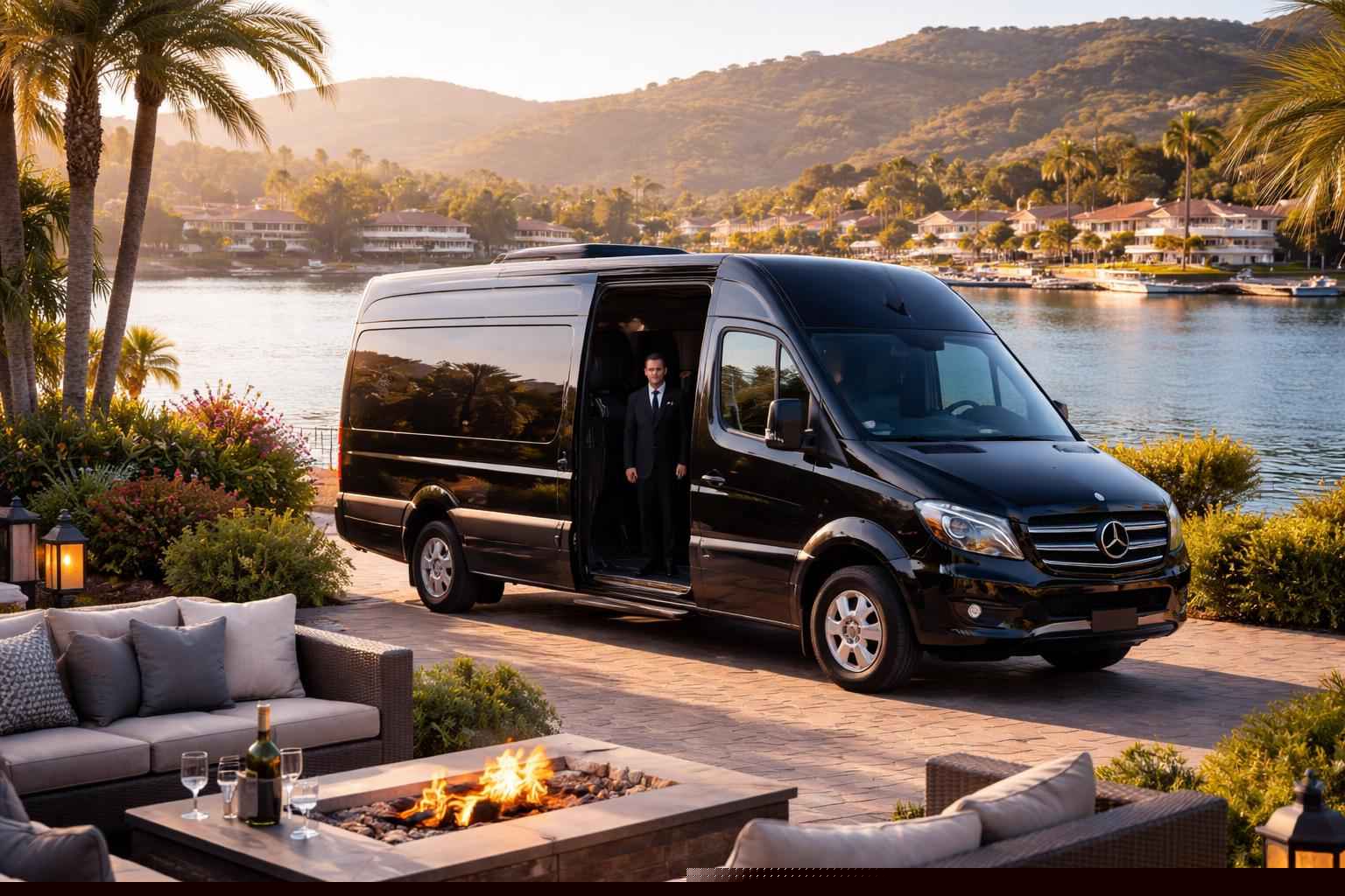 Sprinter Van Rental Services With Driver In Lake San Marcos California