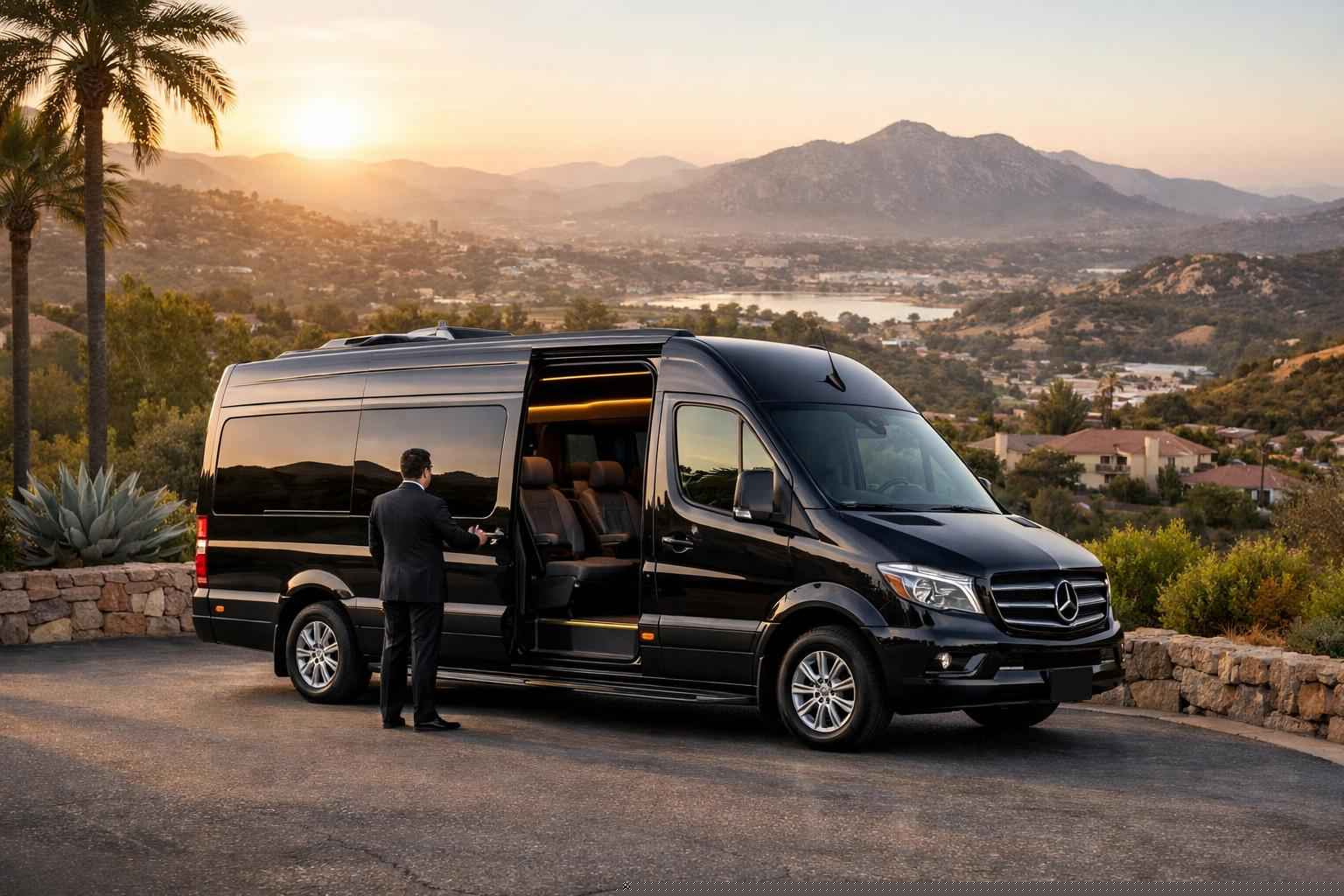 Sprinter Van Rental With Driver Services In Escondido California