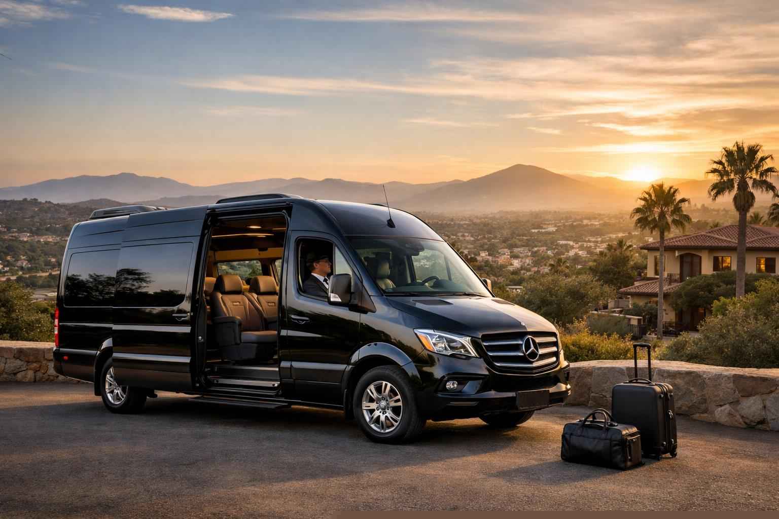 Sprinter Van Rental With Driver Services In Vista California