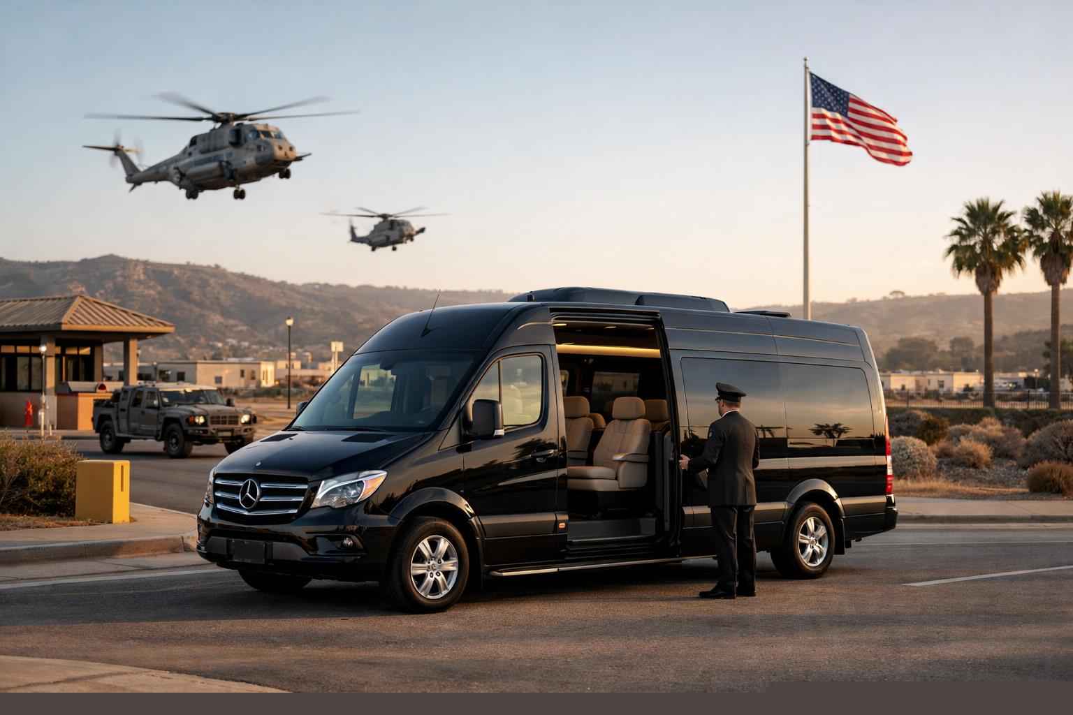 Sprinter Van Rental With Driver In Camp Pendleton Mainside California Sprinter Van Service With Driver Camp Pendleton Mainside Ca