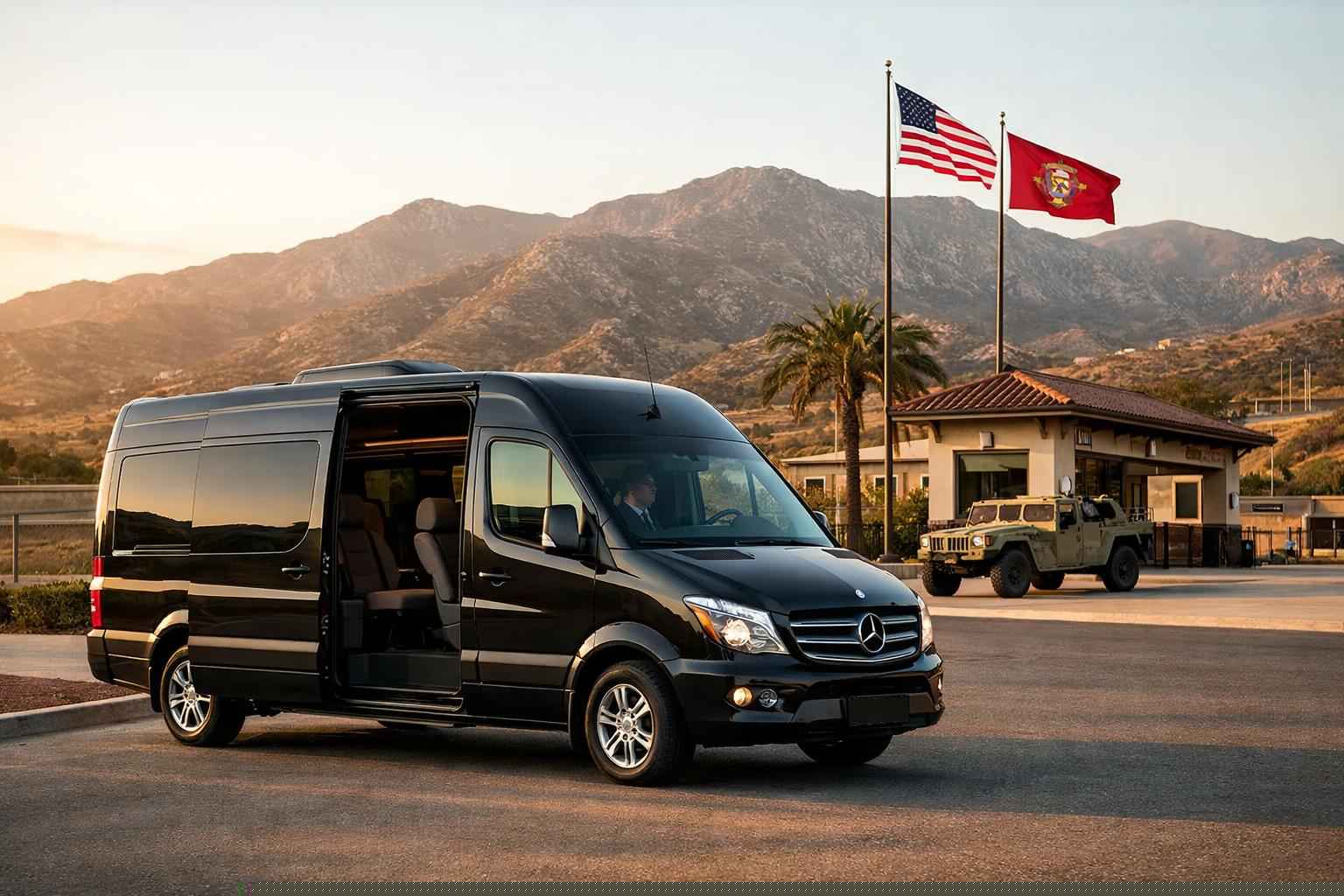 Sprinter Van Service With Driver Camp Pendleton South Ca