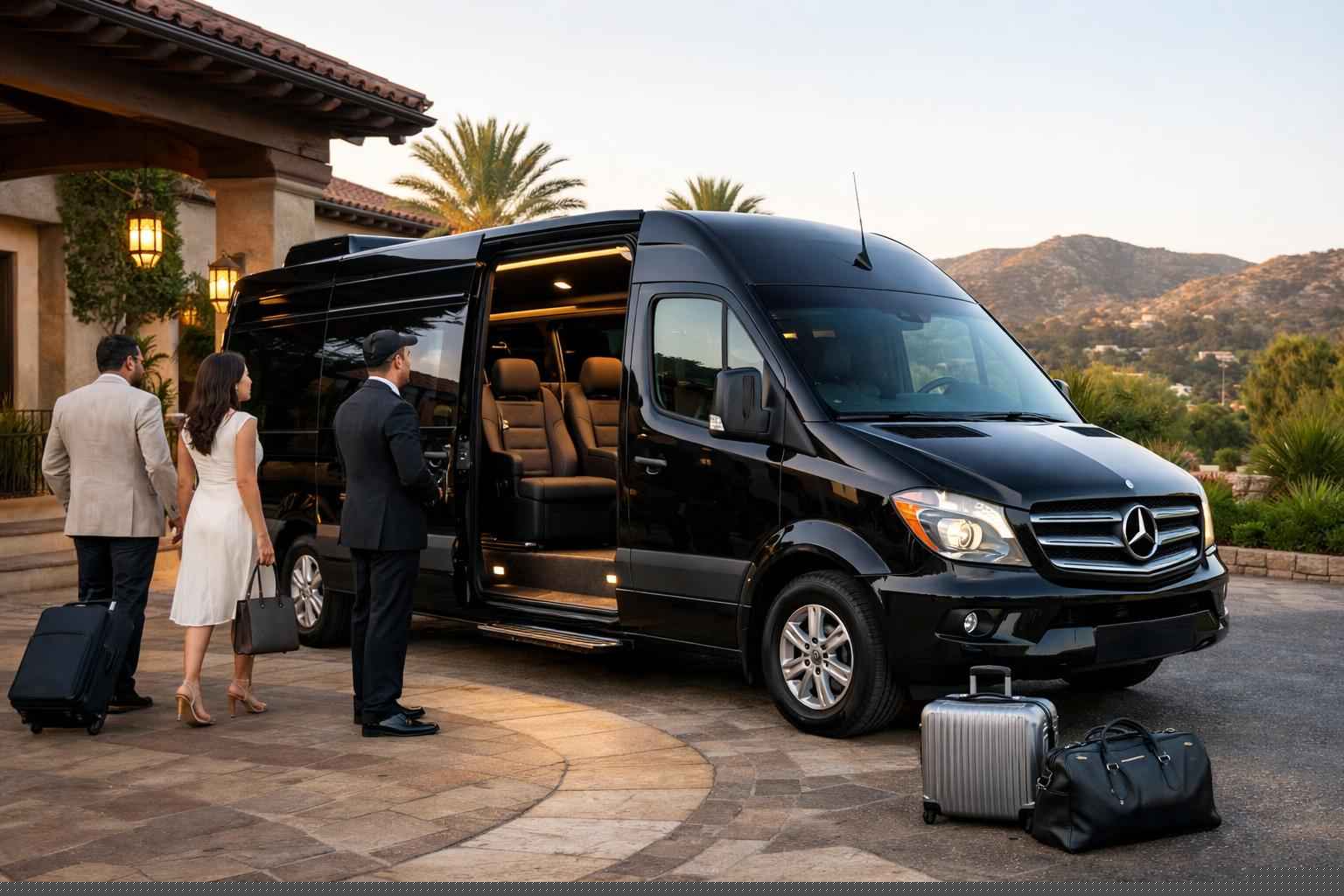 Sprinter Van Rental With Driver In Poway California Sprinter Van Service With Driver Poway Ca