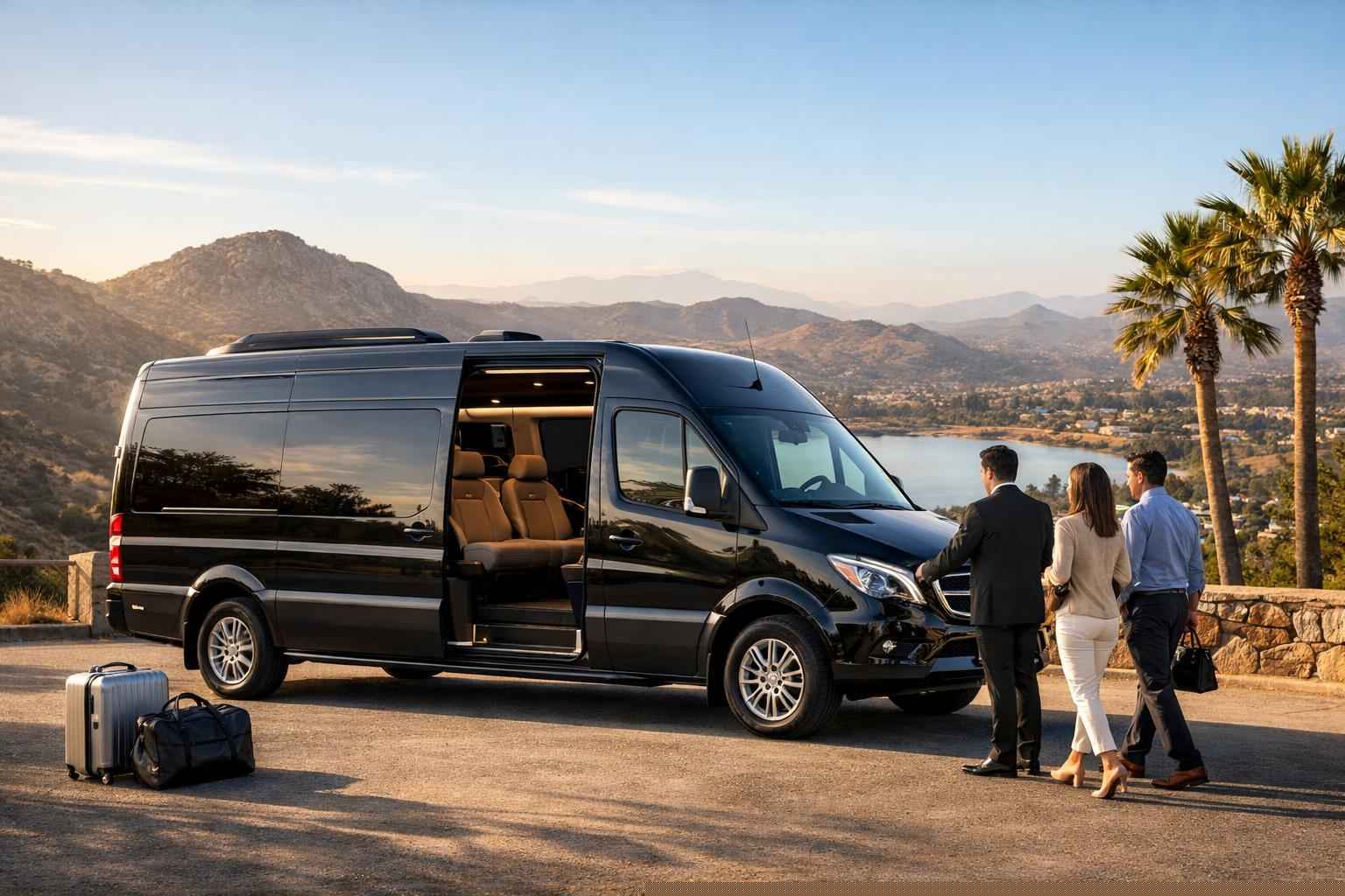 Sprinter Van Service With Driver Santee Ca