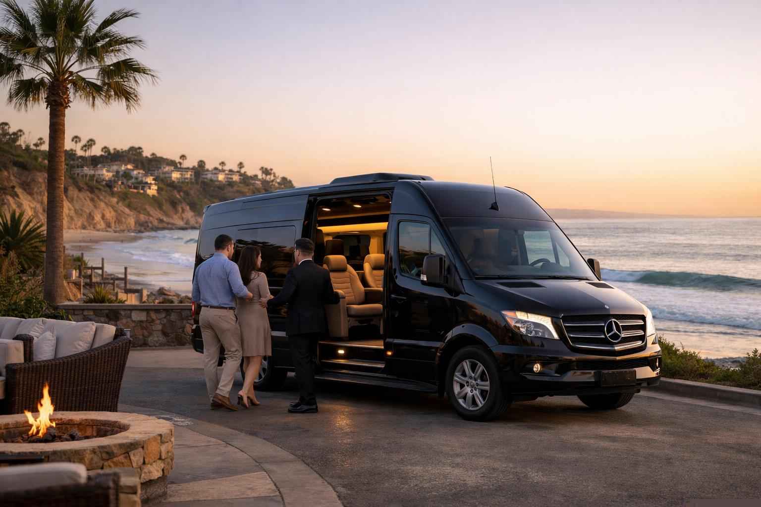 Sprinter Van Service With Driver Solana Beach Ca