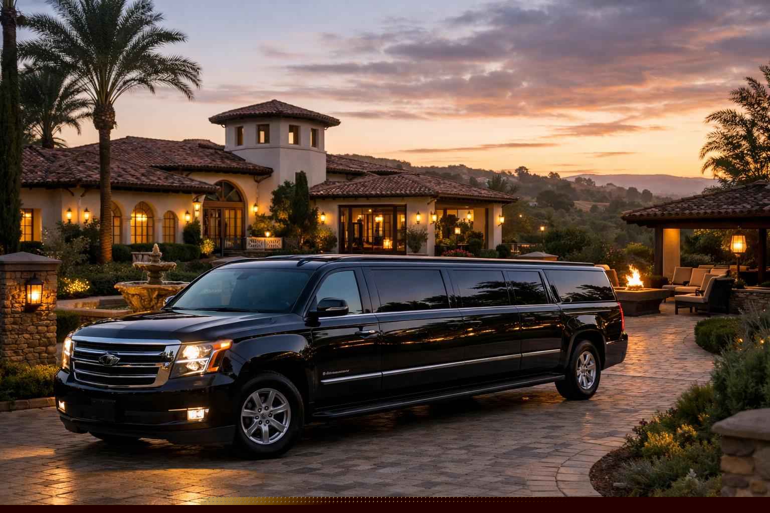 Suv Limousine In Rancho Santa Fe California Suv Limousine Rancho Santa Fe Ca