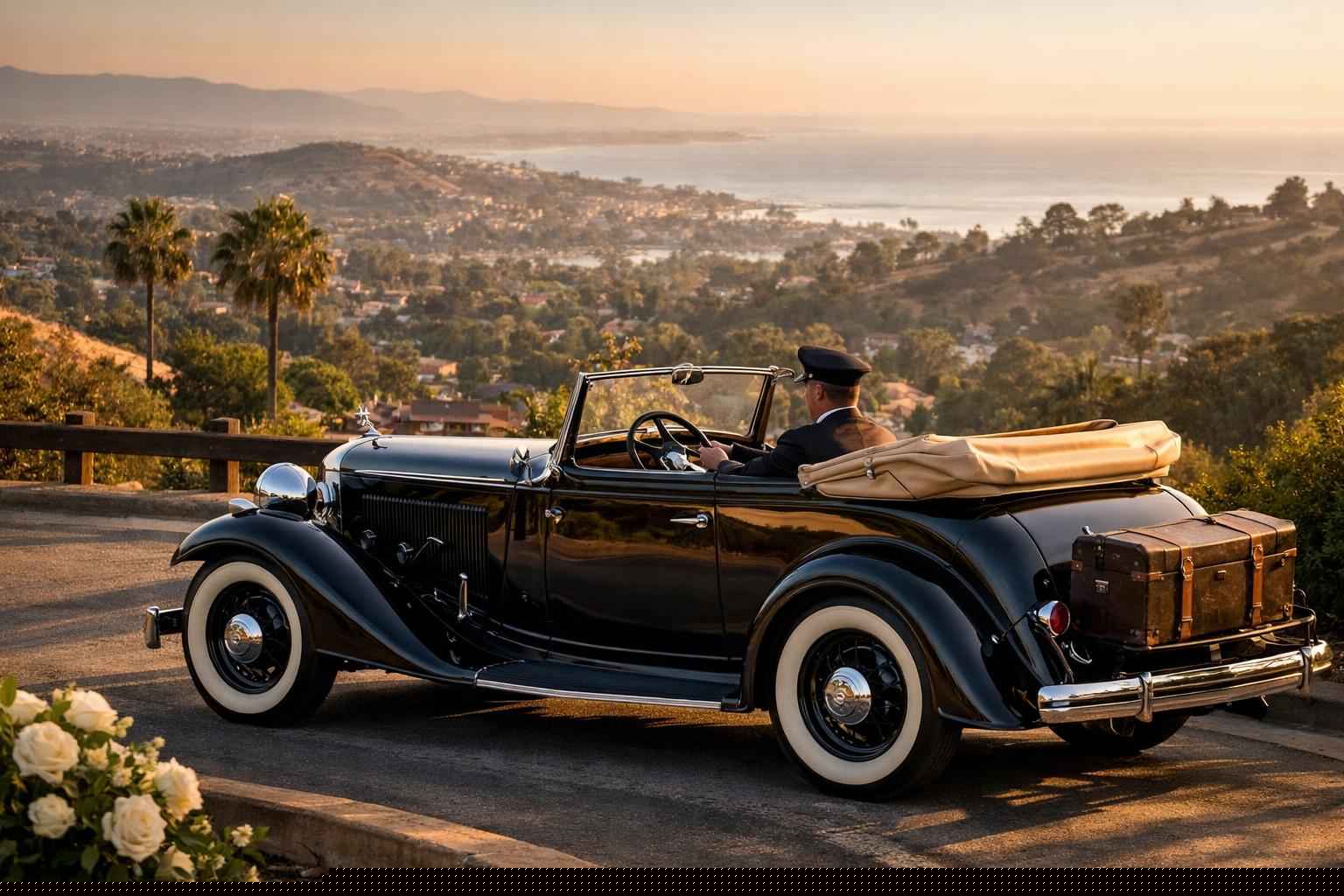 Vista California Antique Vehicle Rental With Driver