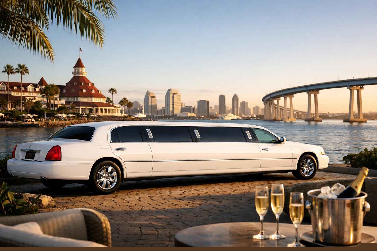 White Limo Rental Coronado Ca