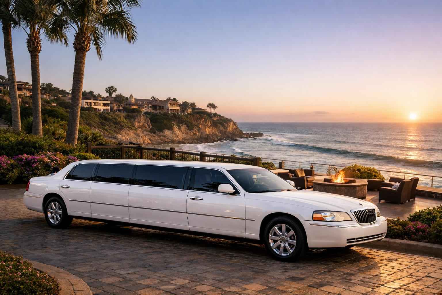 White Limo Rental Del Mar Ca