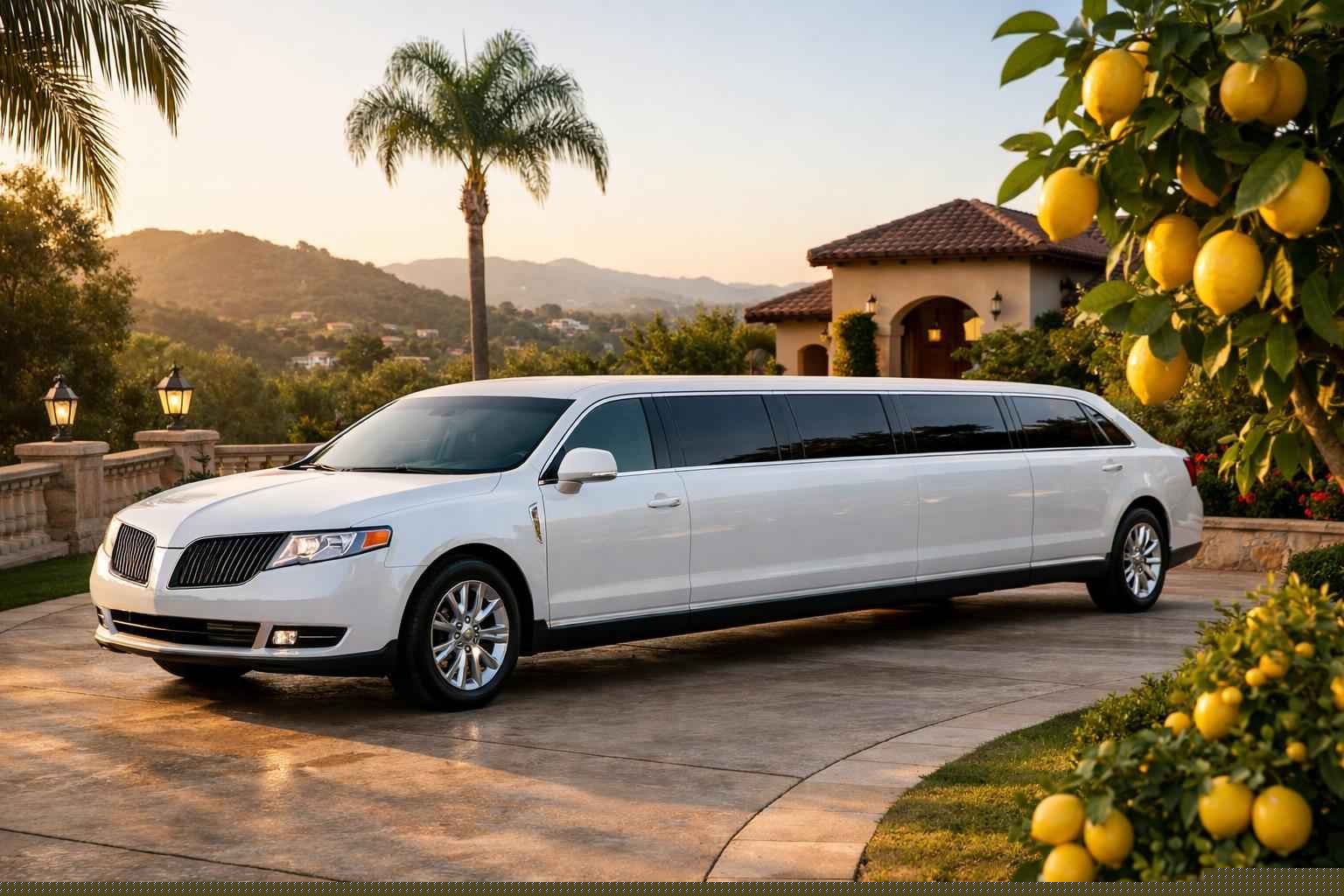 White Limo Rental Lemon Grove Ca