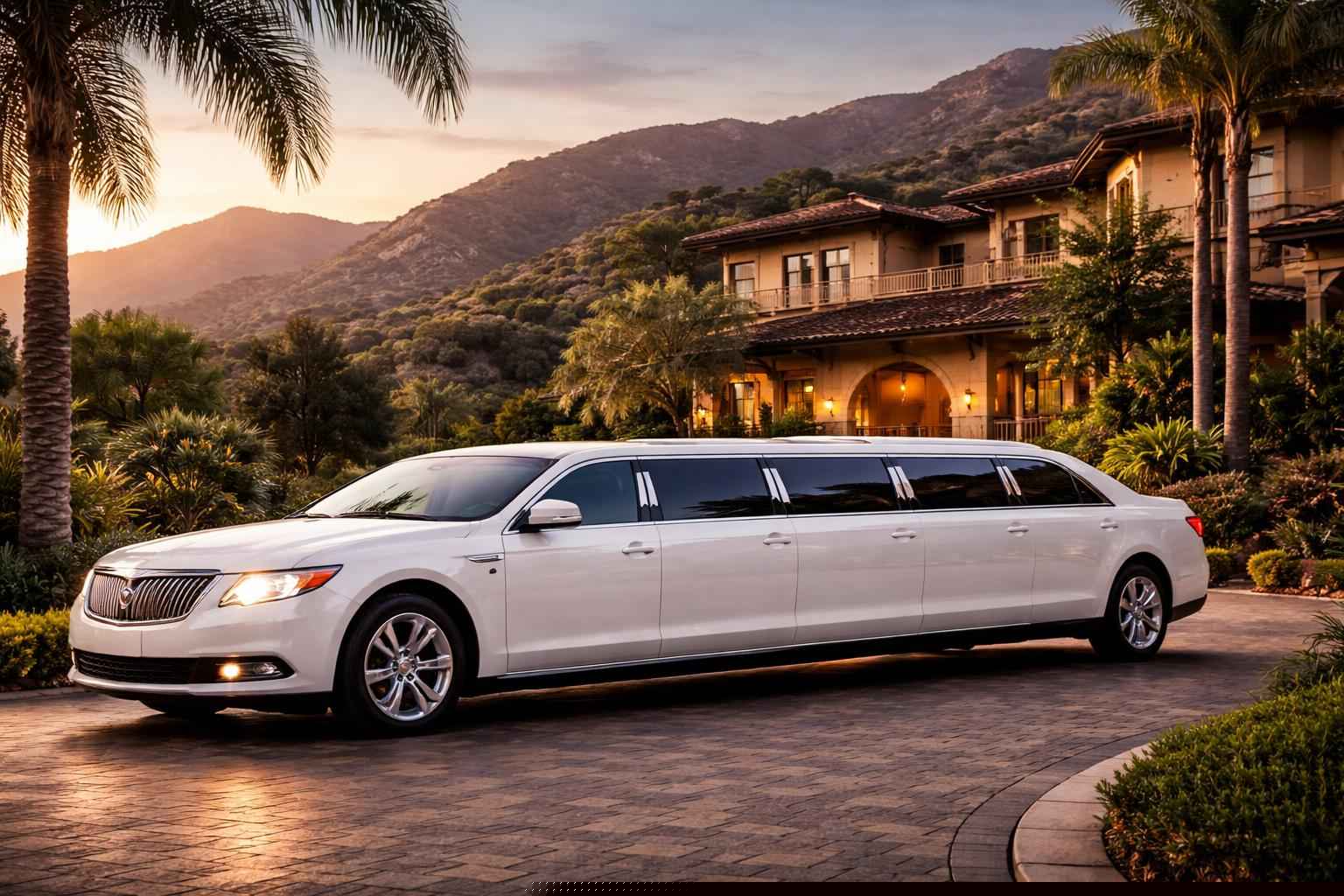 White Limo Rental Near Me Alpine Ca