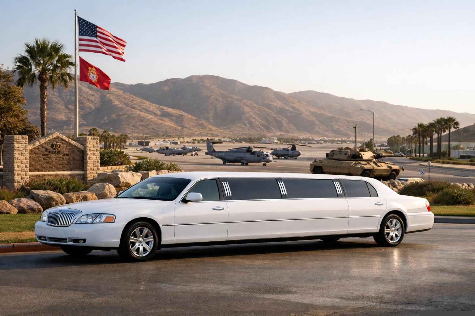 White Limo Rental In Camp Pendleton Mainside California White Limo Rental Near Me Camp Pendleton Mainside Ca