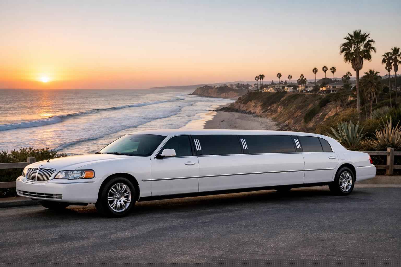 White Limo Rental Near Me Encinitas Ca