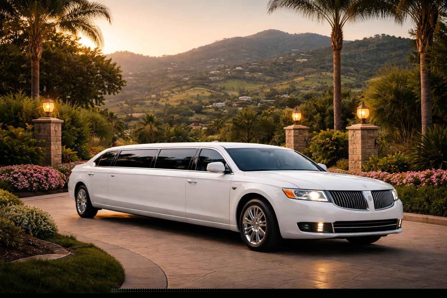 White Limo Rental Near Me In Hidden Meadows Ca
