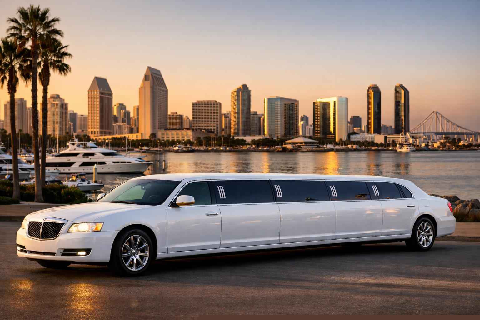 White Limo Rental Near Me National City Ca