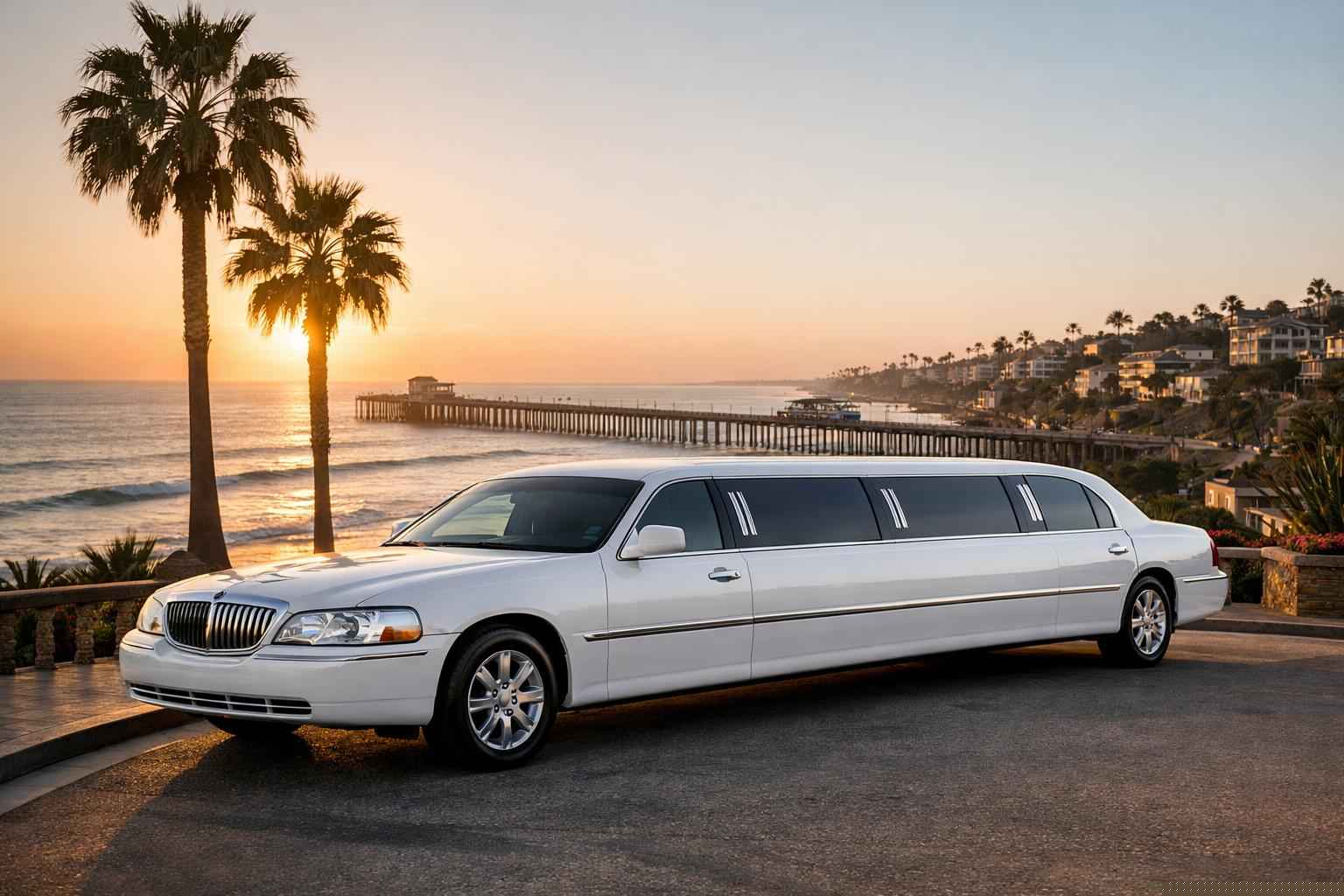 White Limo Rental Near Me Oceanside Ca