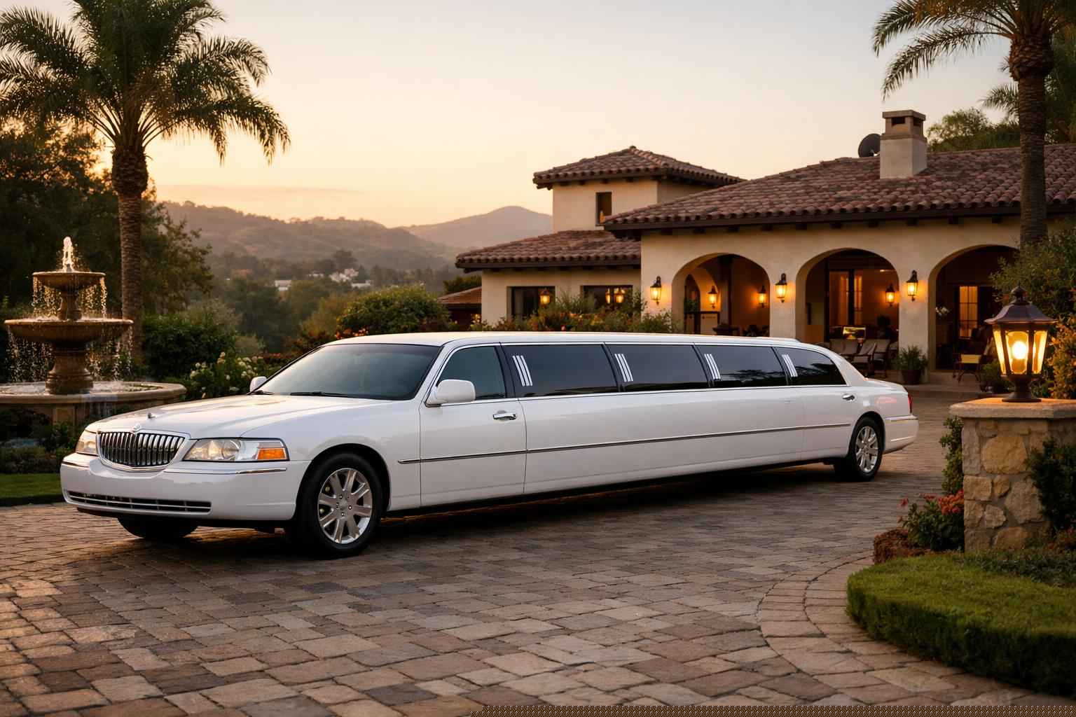 White Limo Rental In Rancho Santa Fe California White Limo Rental Near Me Rancho Santa Fe Ca