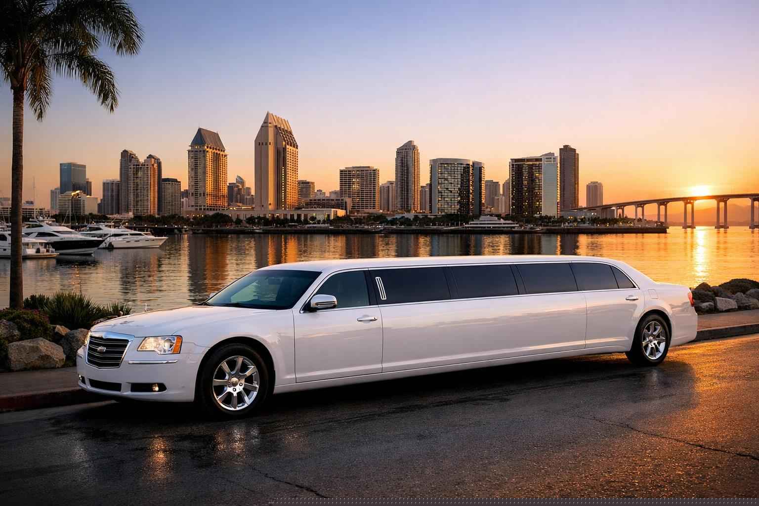White Limo Rental Near Me San Diego Ca