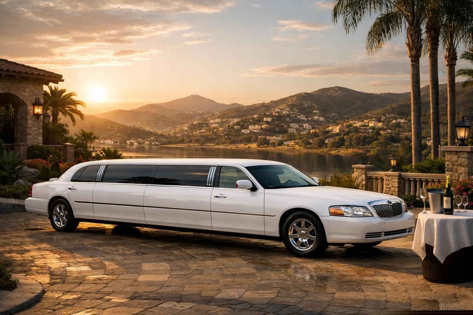 White Limo Rental Near Me San Marcos Ca