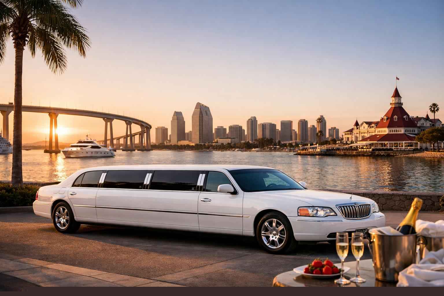 White Limo Rental Prices In Coronado Ca
