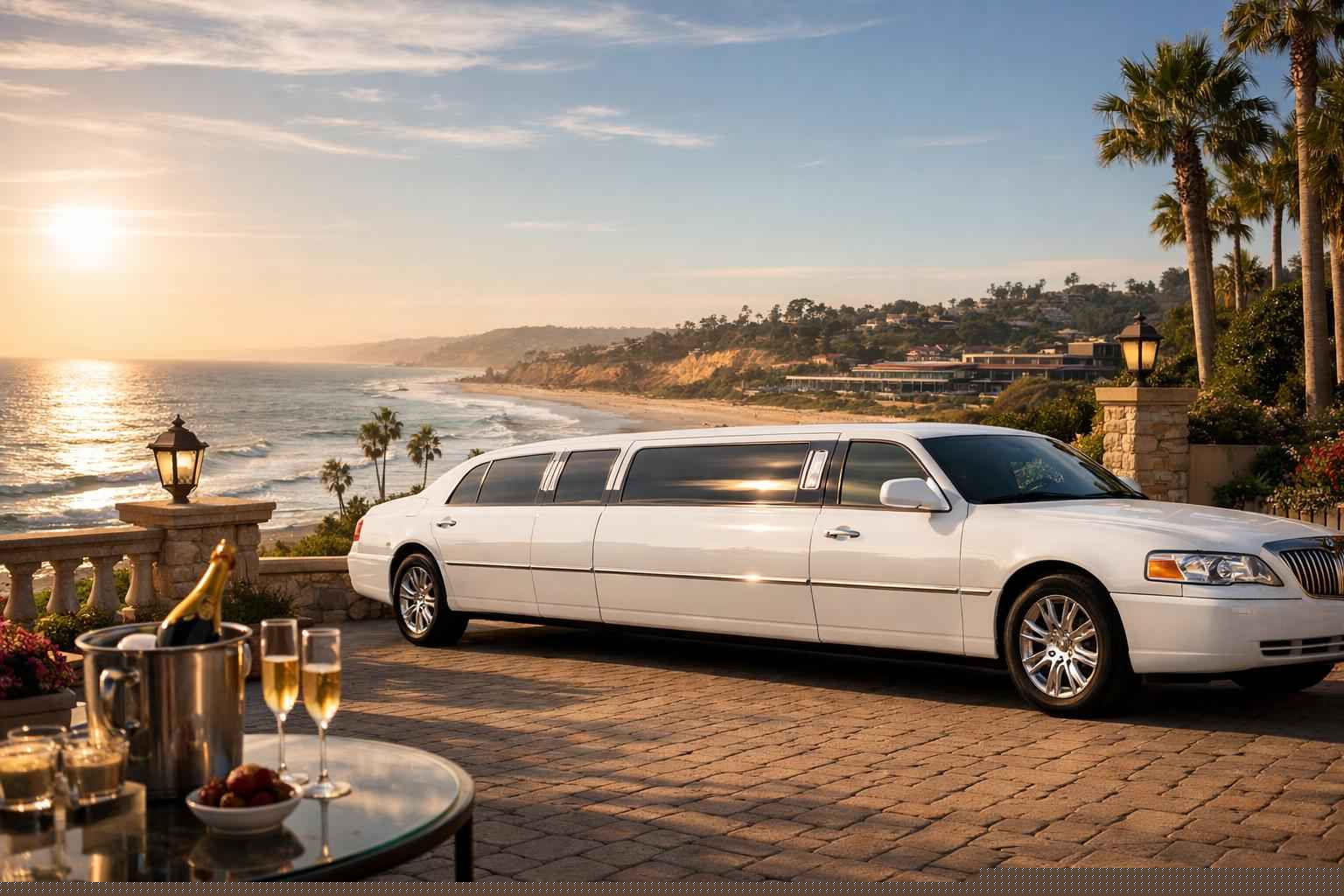 White Limo Rental Prices In Del Mar Ca