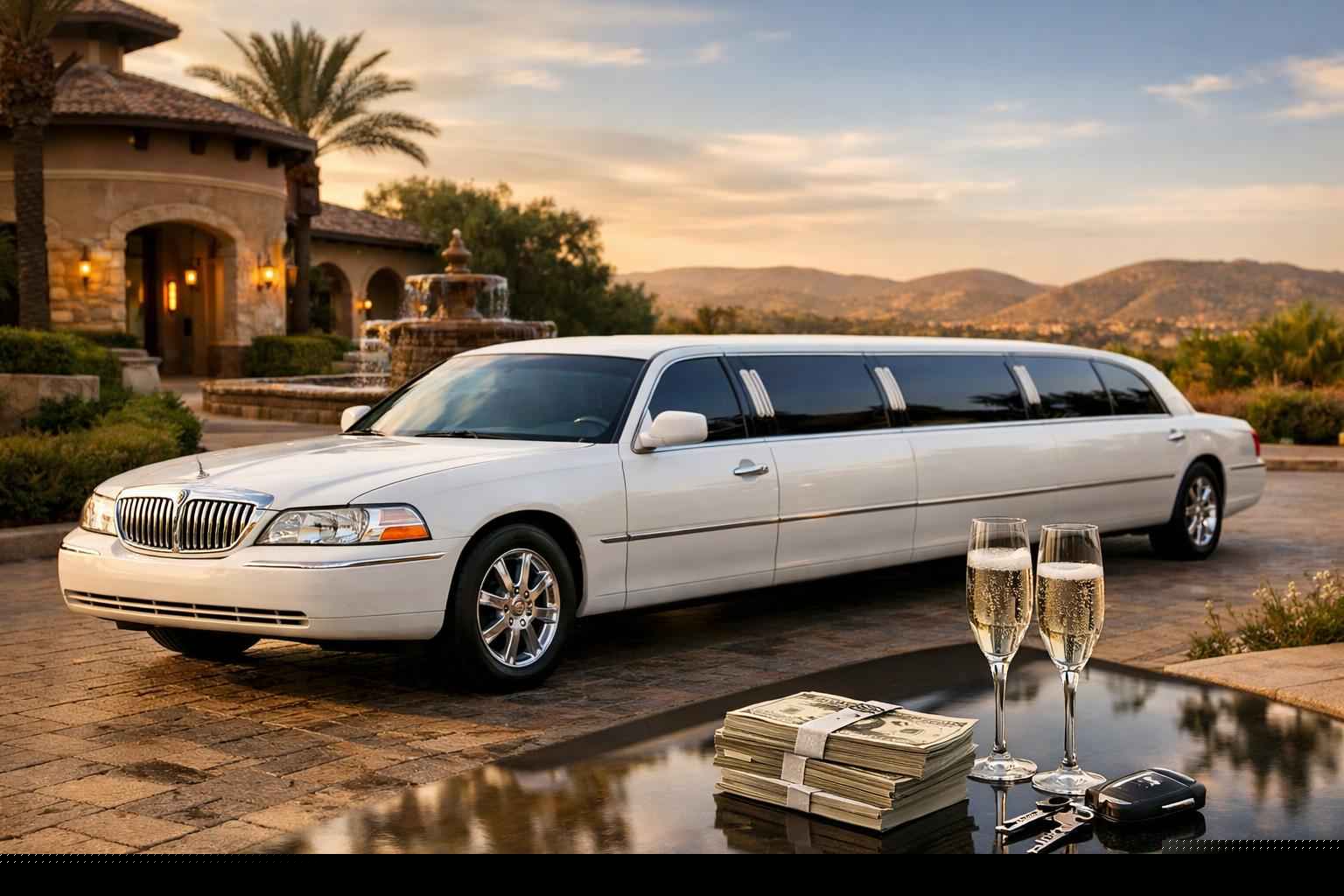 White Limo Rental Prices In Escondido Ca