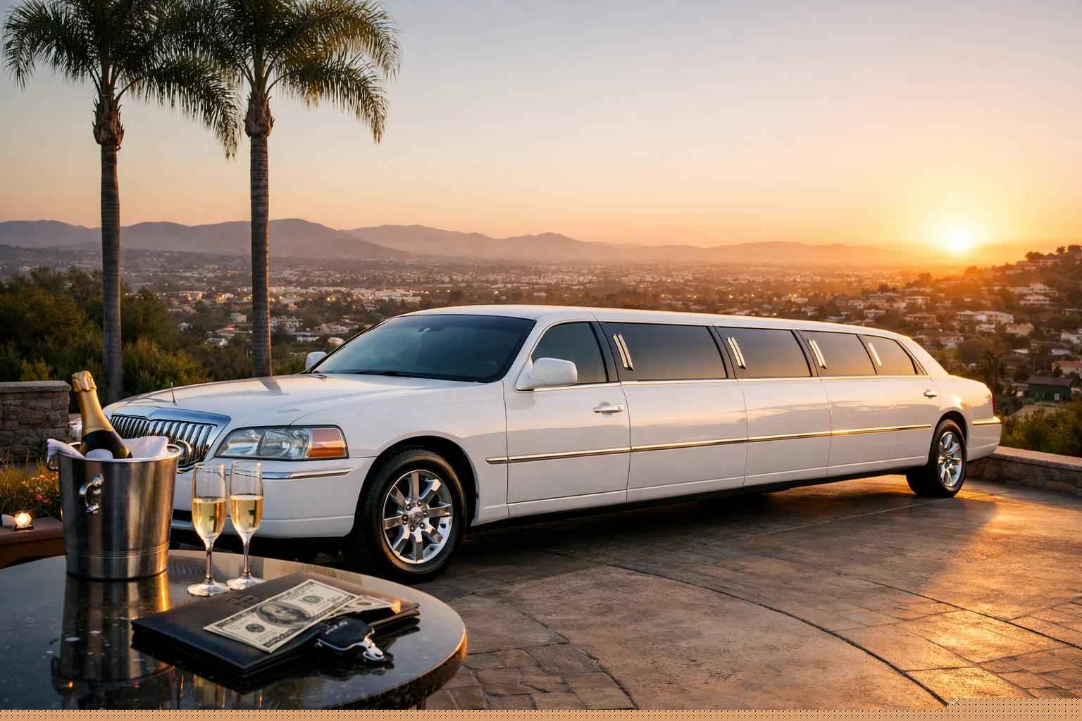 White Limo Rental Prices In Vista Ca