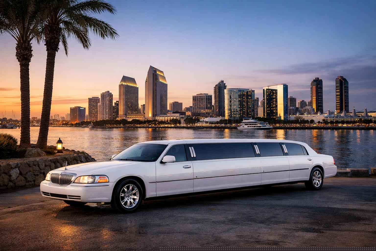 White Limo Rental San Diego Ca