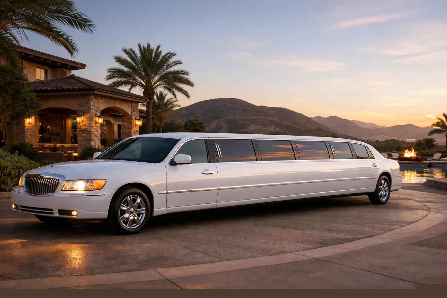White Limo Rental Santee Ca