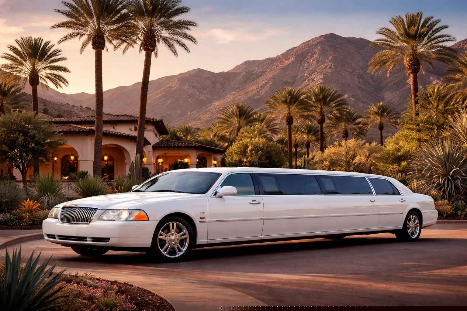 White Limo Rental Services In Borrego Springs California